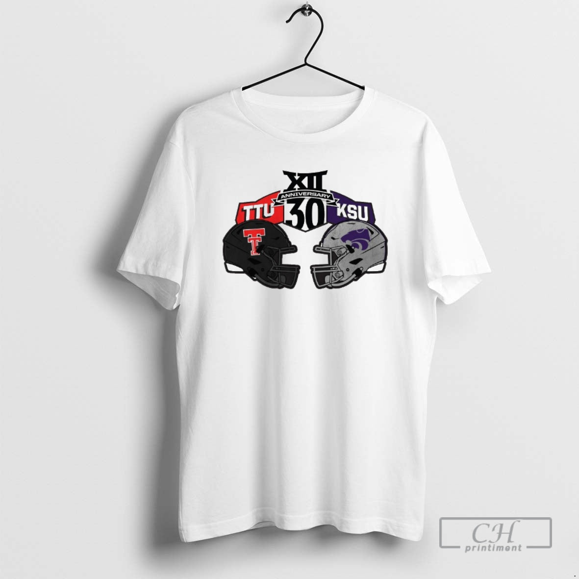 Classic Texas Tech Red Raiders Vs Kansas State Wildcats Football 2025 Big 12 Conference 30th T-Shirts, Hoodie, Sweatshirt