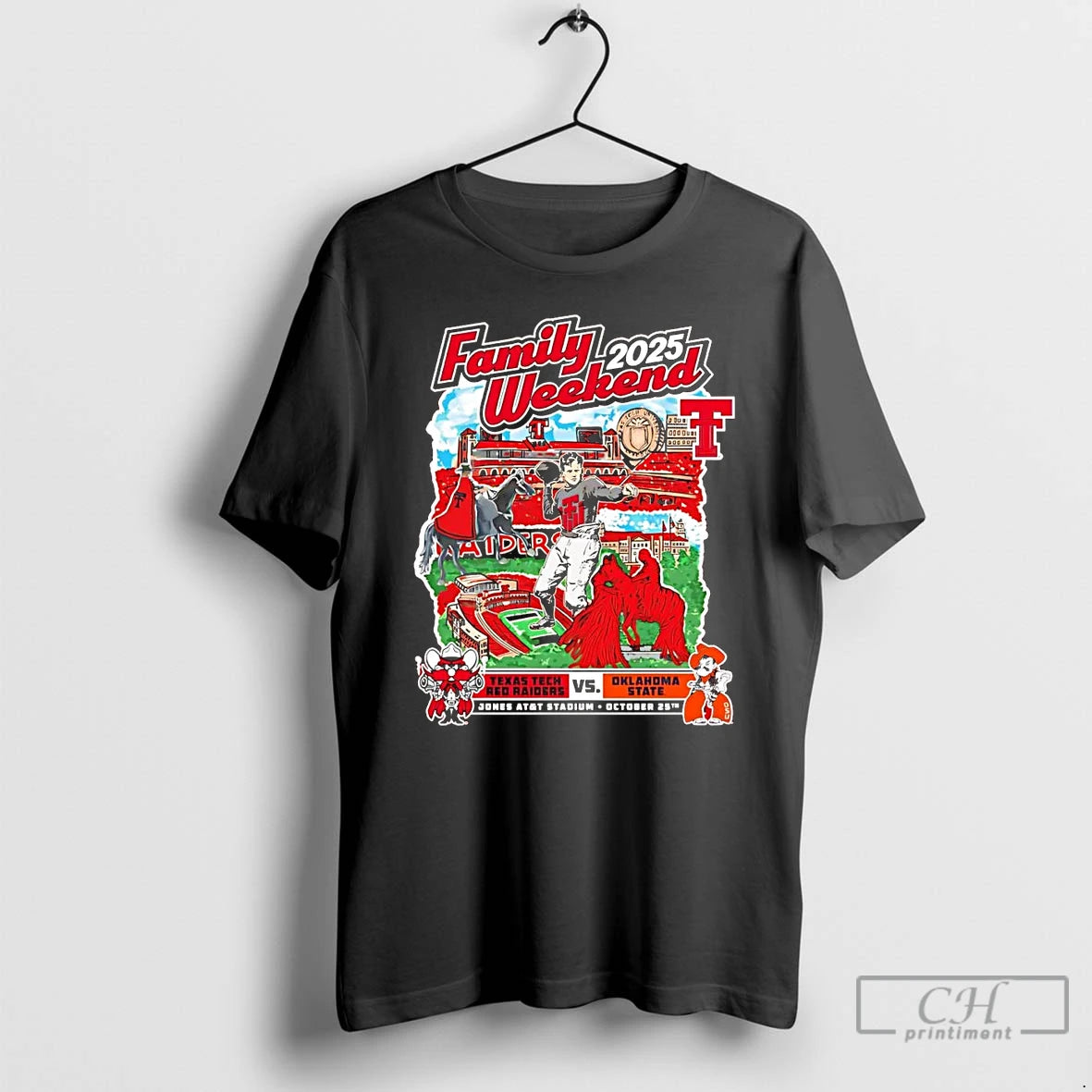 Classic Texas Tech Red Raiders Vs Oklahoma State 2025 Family Day T Shirts Hoodie, Sweatshirt | InkNestWear.com