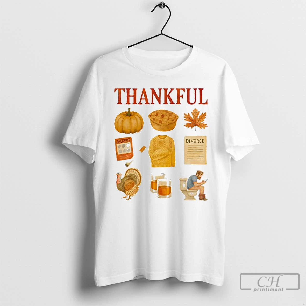 Classic Thankful Thanksgiving Meme T Shirts Hoodie, Sweatshirt | InkNestWear.com