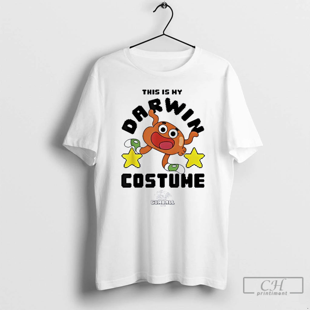 Classic The Amazing World Of Gumball This Is My Darwin Costume T Shirts Hoodie, Sweatshirt | InkNestWear.com