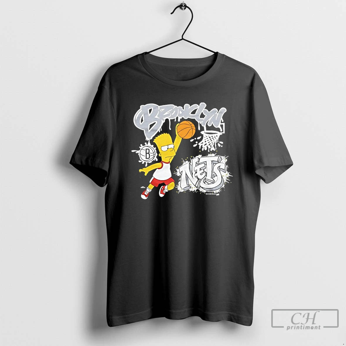 Classic The Bart Simpson X Brooklyn Nets Basketball T-Shirts, Hoodie, Sweatshirt | InkNestWear.com