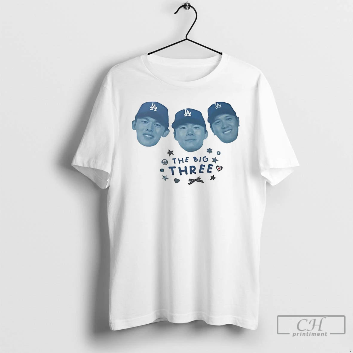 Classic The Big Three Los Angeles Dodgers Players T Shirts Hoodie, Sweatshirt | InkNestWear.com