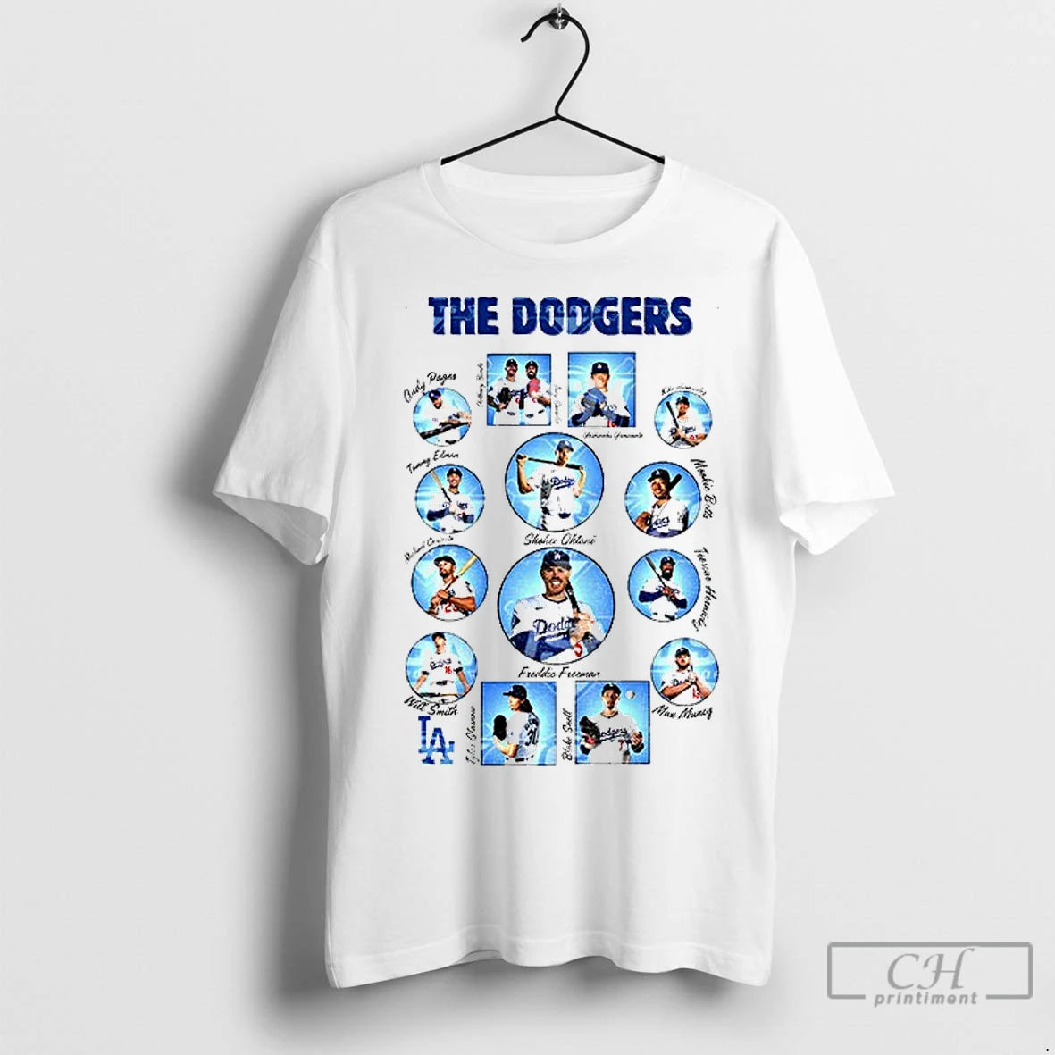 Classic The Dodgers Los Angeles Dodgers All Team Mlb Baseball World Series 2025 Signatures T-Shirts, Hoodie, Sweatshirt