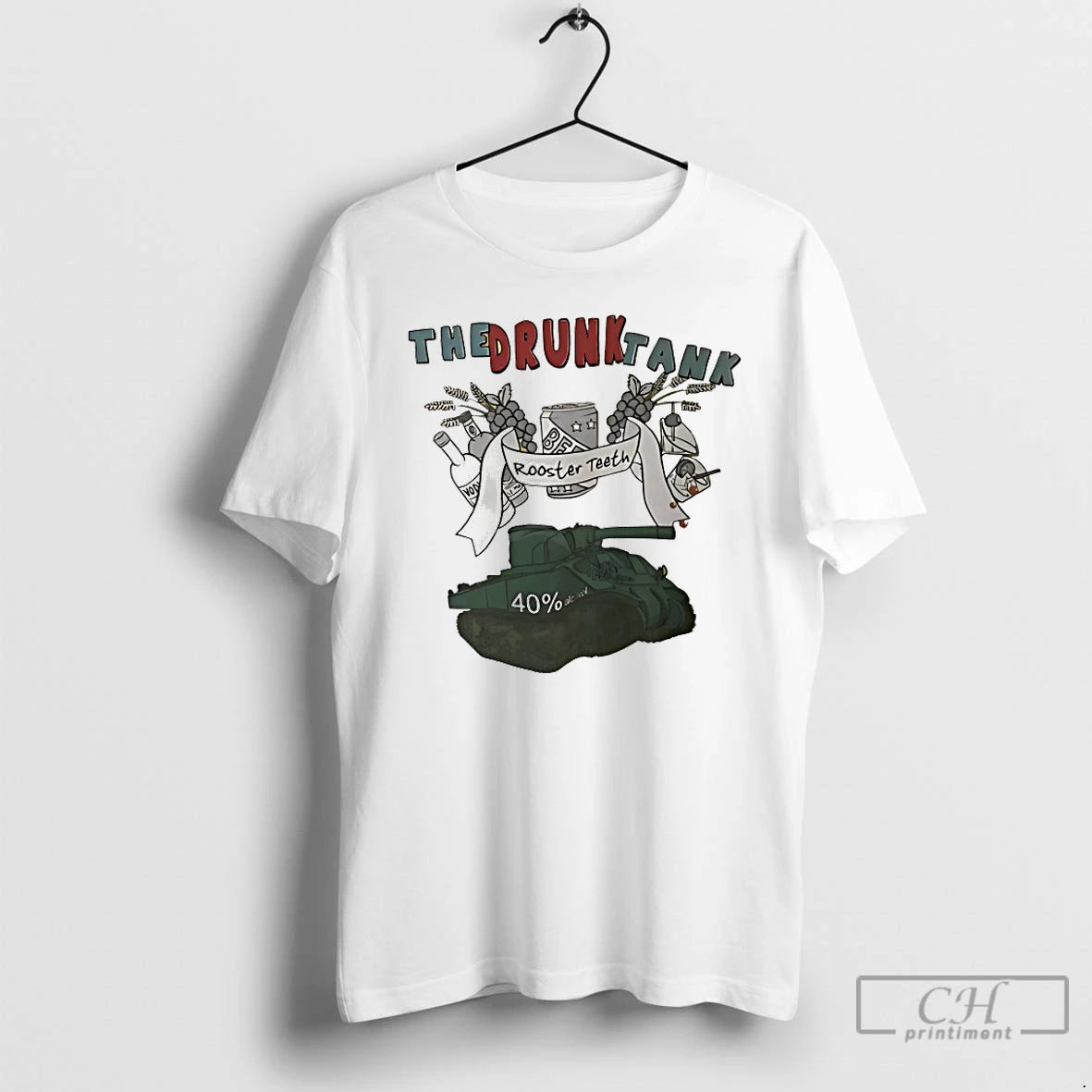 Classic The Drunk Tank Rooster Teeth T-Shirts, Hoodie, Sweatshirt | InkNestWear.com