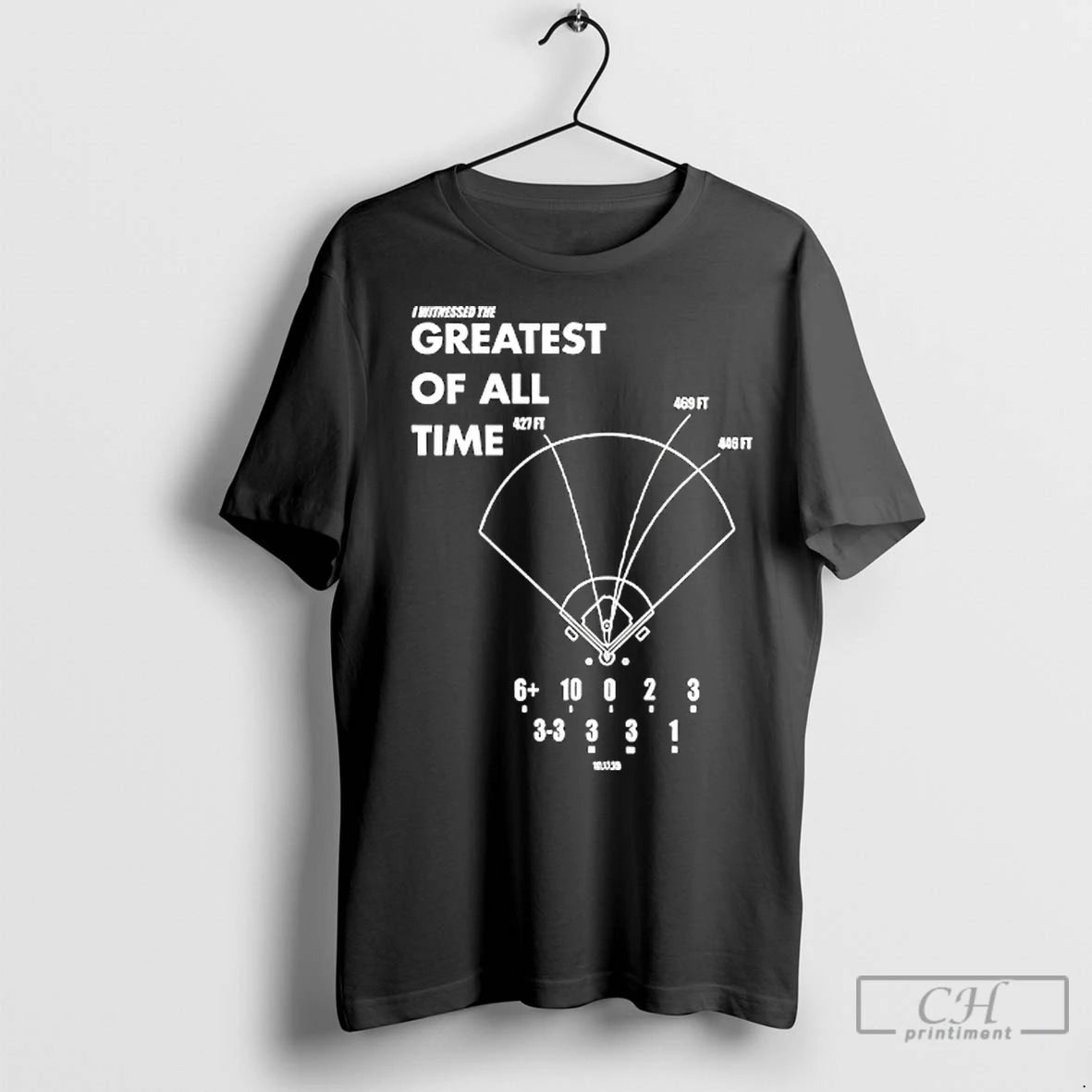 Classic The Goat Performance La Baseball I Witnessed The Greatest Of All Time T-Shirts, Hoodie, Sweatshirt | InkNestWear.com