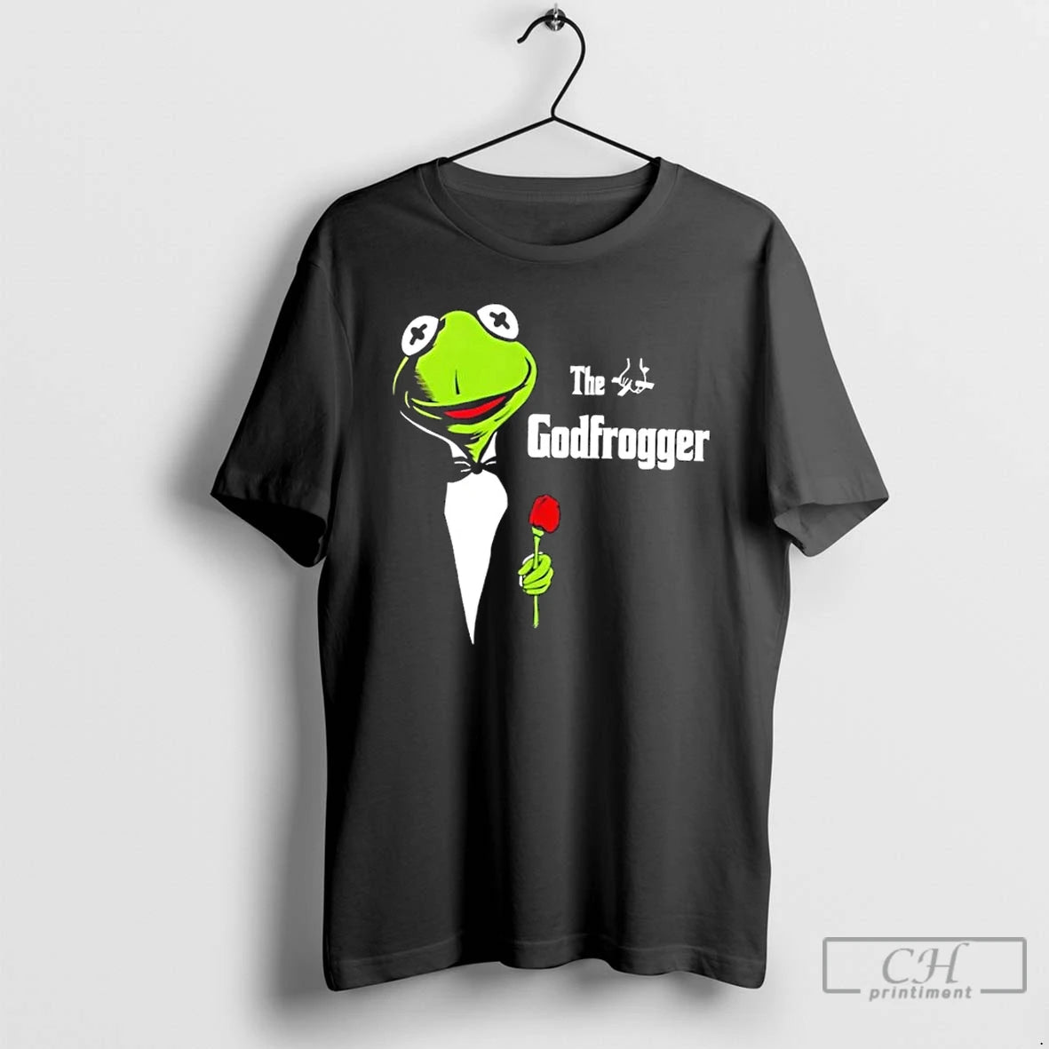 Classic The Godfrogger Funny Frog Parody Tuxedo T Shirts Hoodie, Sweatshirt | InkNestWear.com