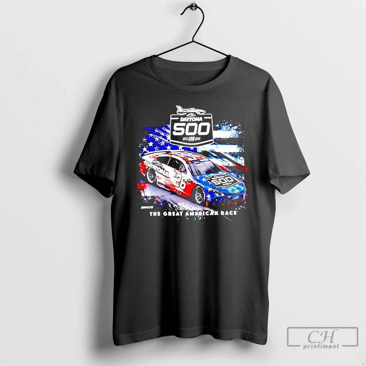 Classic The Great American Race 2026 Daytona 500 Patriotic T-Shirts, Hoodie, Sweatshirt | InkNestWear.com