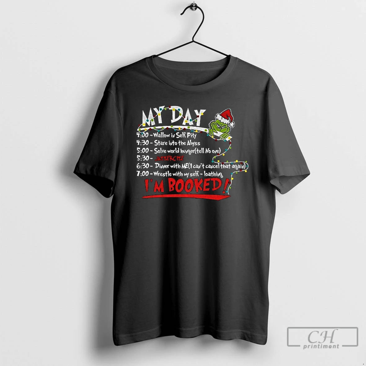 Classic The Grinch Christmas My Day Im Booked Merry Christmas 2025 T Shirts Hoodie, Sweatshirt | InkNestWear.com