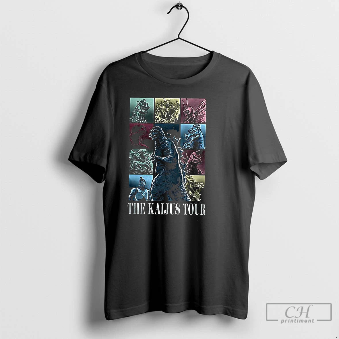 Classic The Kaijus Tour Giant Monster Anime T Shirts Hoodie, Sweatshirt | InkNestWear.com