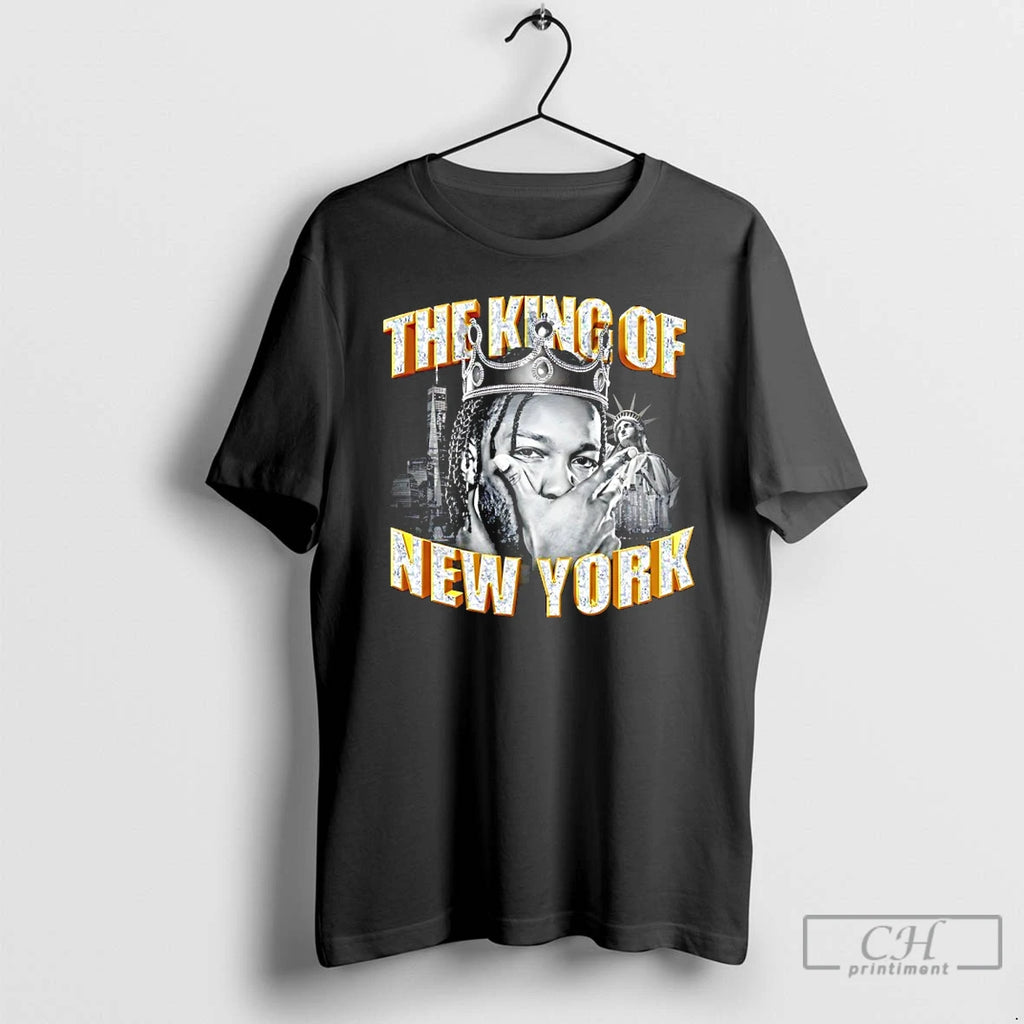 Classic The King Of New York Jalen Brunson Knicks T Shirts Hoodie, Sweatshirt | InkNestWear.com