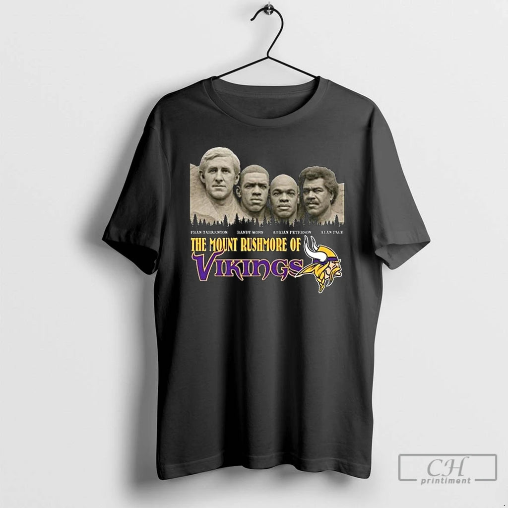 Classic The Mount Rushmore Of Minnesota Vikings Legends 2025 Long Sleve T Shirts Hoodie, Sweatshirt | InkNestWear.com