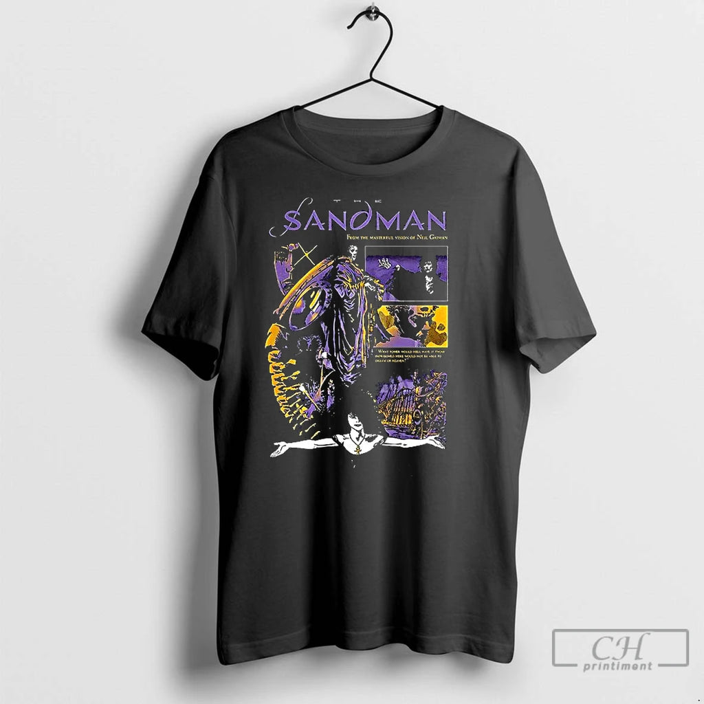 Classic The Sandman From The Masterful Vision Of Neil Gaiman T-Shirts, Hoodie, Sweatshirt | InkNestWear.com