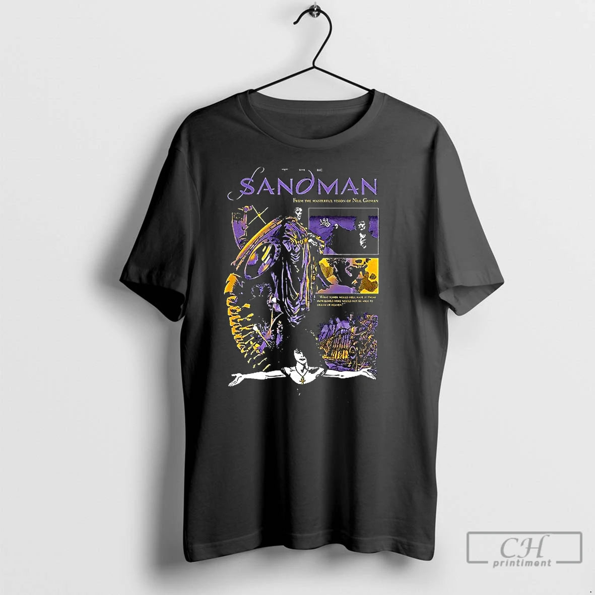 Classic The Sandman From The Masterful Vision Of Neil Gaiman T-Shirts, Hoodie, Sweatshirt | InkNestWear.com