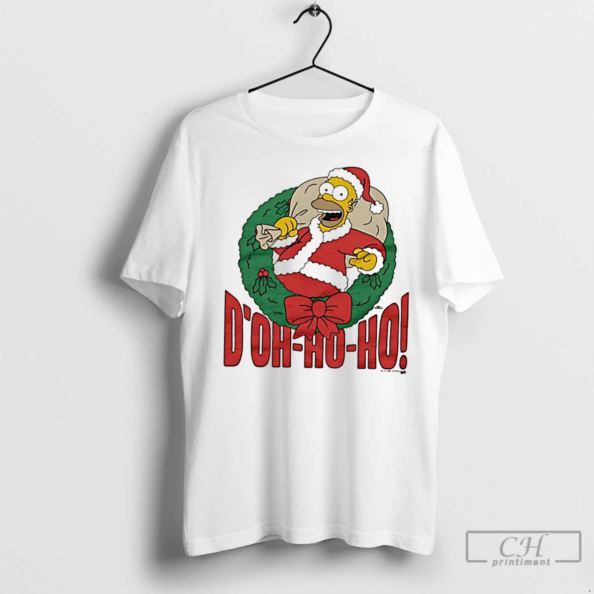 Classic The Simpsons Homer Doh Ho Ho Christmas Chaos T-Shirts, Hoodie, Sweatshirt | InkNestWear.com