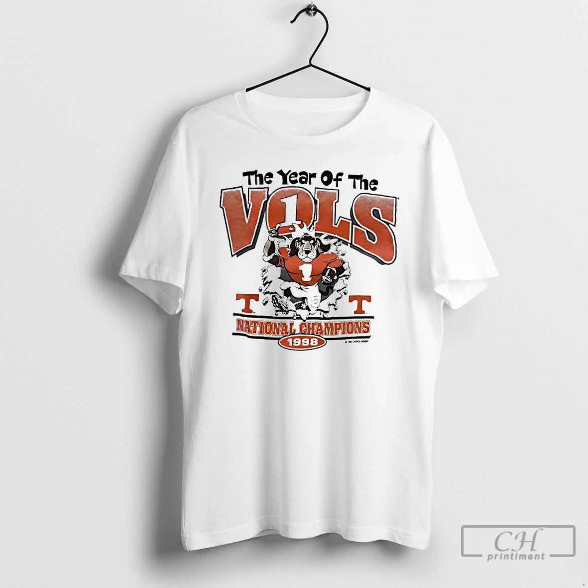 Classic The Year Of The Tennessee Vols 1998 National Champions Mascot T Shirts Hoodie, Sweatshirt | InkNestWear.com