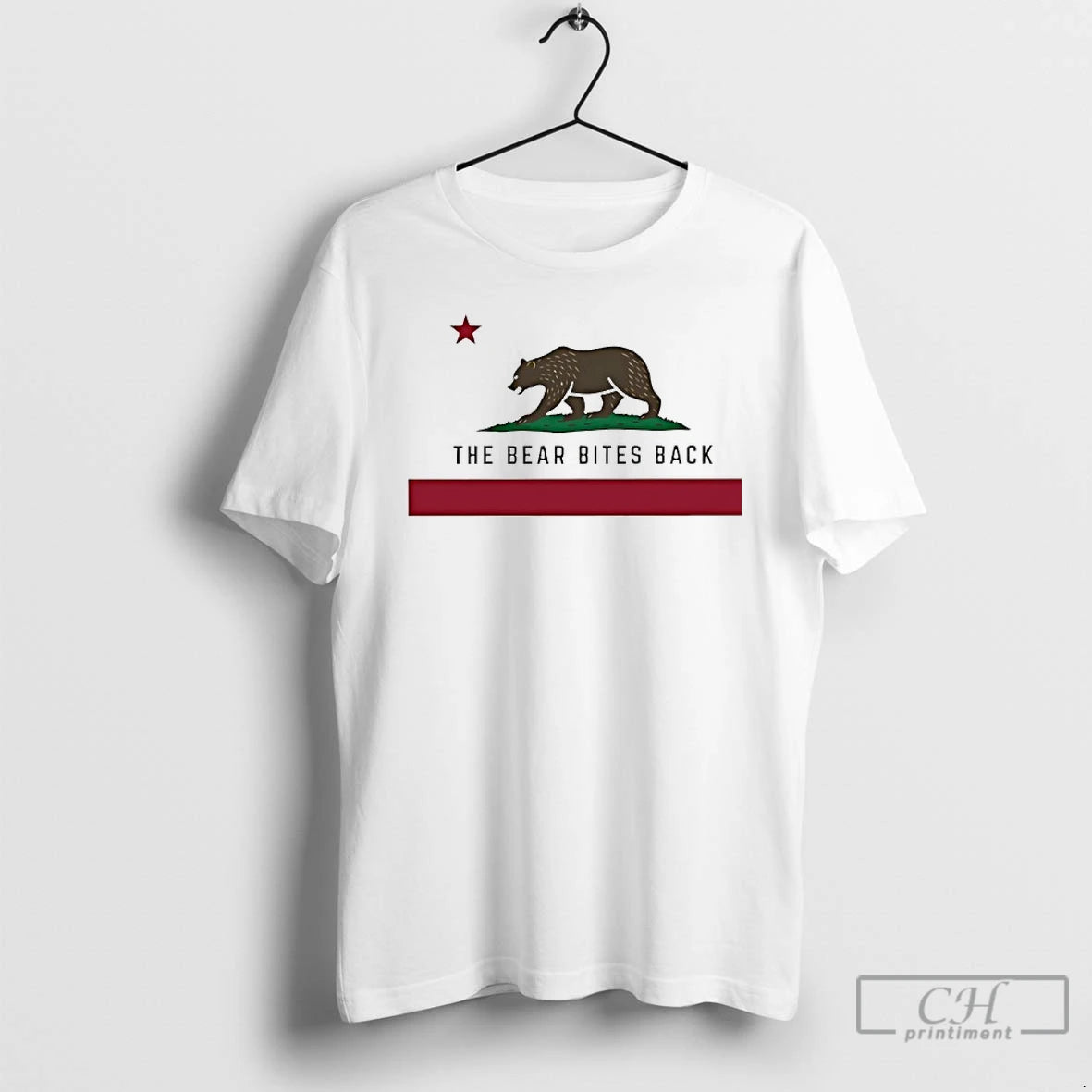 Classic The Bear Bites Back California Bear Flag T-Shirts, Hoodie, Sweatshirt | InkNestWear.com
