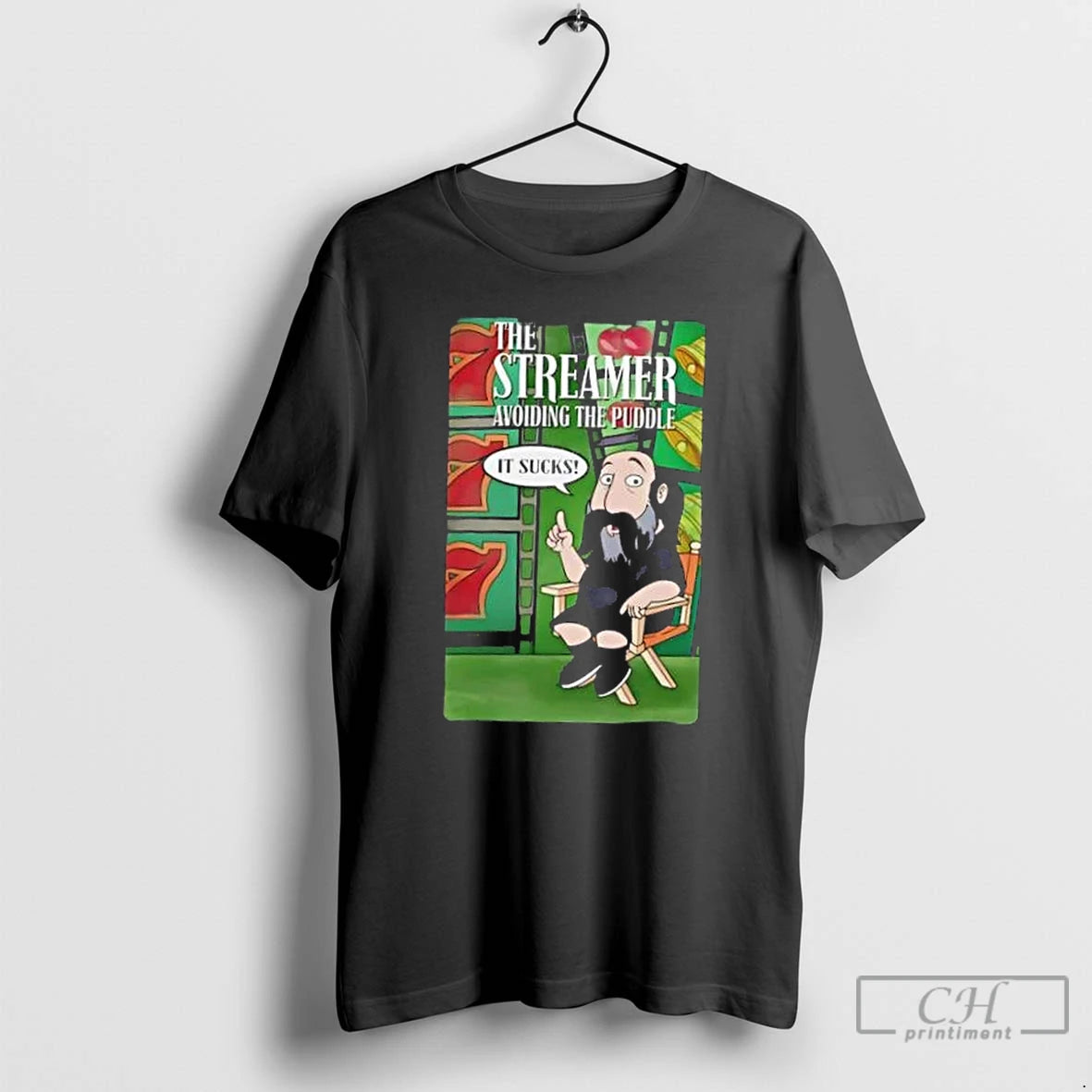 Classic The Streamer Avoiding The Puddle It Sucks T-Shirts, Hoodie, Sweatshirt | InkNestWear.com