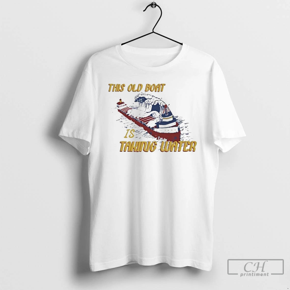 Classic This Boat Is Taking Water Edmund Fitzgerald T-Shirts, Hoodie, Sweatshirt | InkNestWear.com
