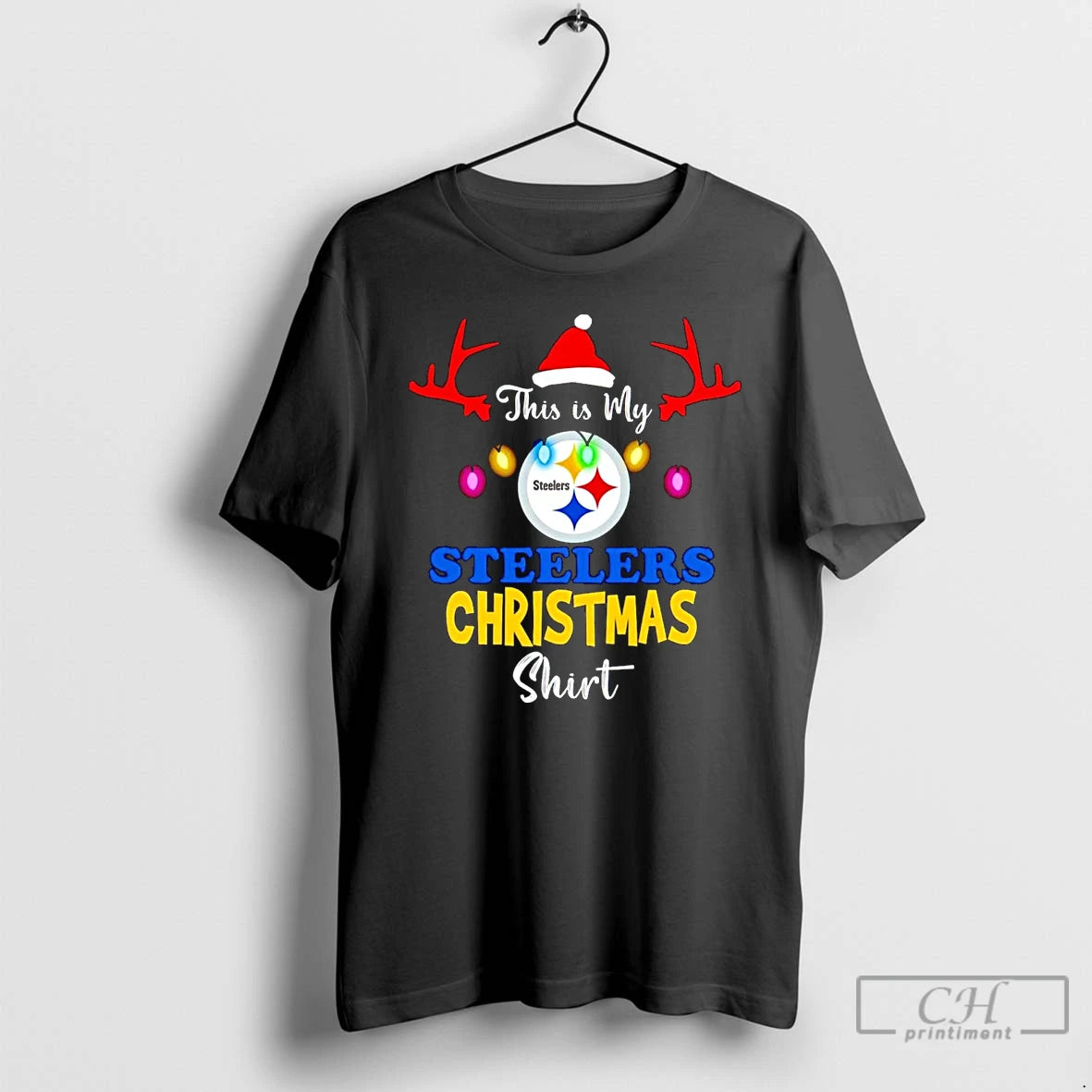 Classic This Is My Football Pittsburgh Steeler Christmas T Shirts Hoodie, Sweatshirt | InkNestWear.com