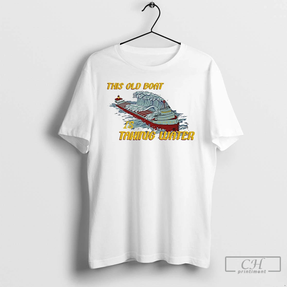 Classic This Old Boat Is Taking Water Edmund Fitzgerald T-Shirts, Hoodie, Sweatshirt | InkNestWear.com