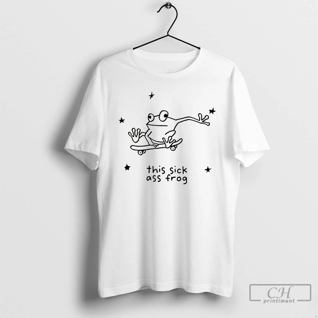 Classic This Sick Ass Frog Skateboard T Shirts Hoodie, Sweatshirt | InkNestWear.com