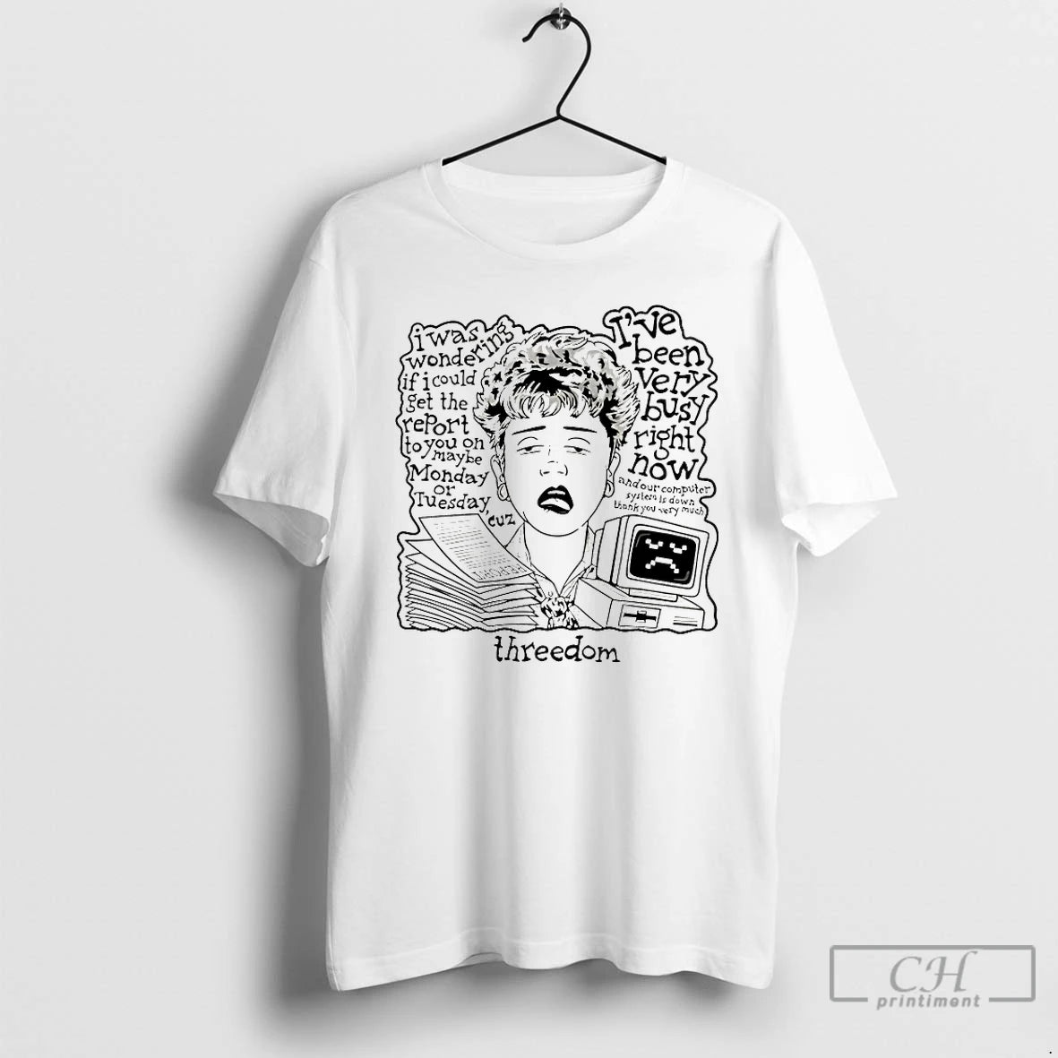 Classic Threedom Ive Been Very Busy Right Now T-Shirts, Hoodie, Sweatshirt | InkNestWear.com