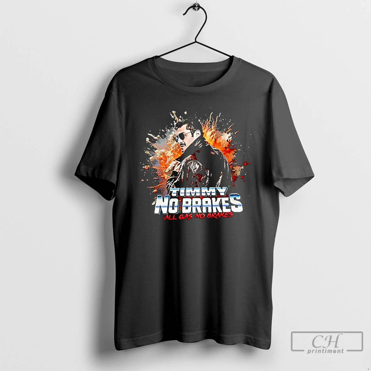 Classic Timmy No Brakes All Gas No Brakes Graphic T Shirts Hoodie, Sweatshirt | InkNestWear.com