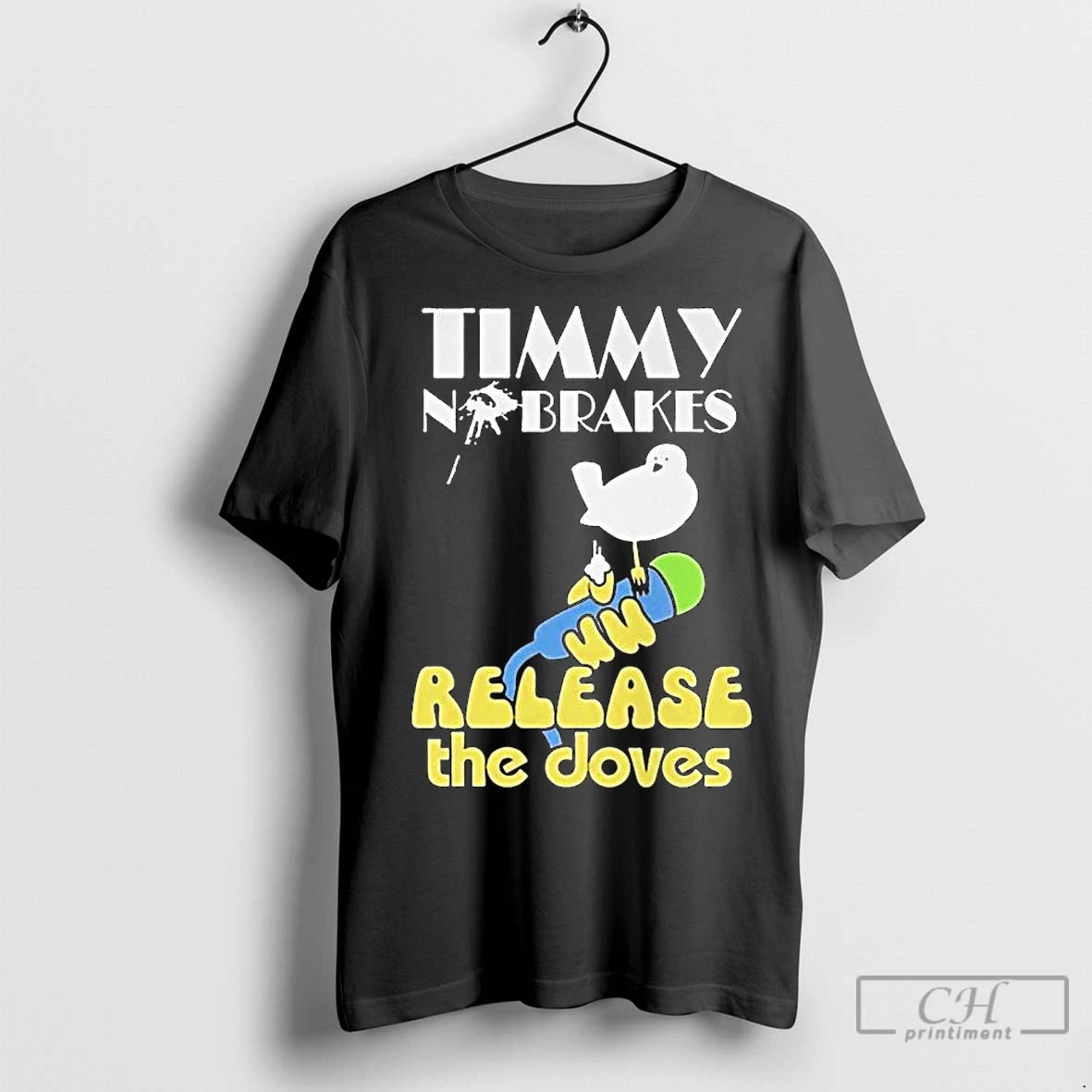 Classic Timmy No Brakes Release The Doves Long Sleve T-Shirts, Hoodie, Sweatshirt | InkNestWear.com