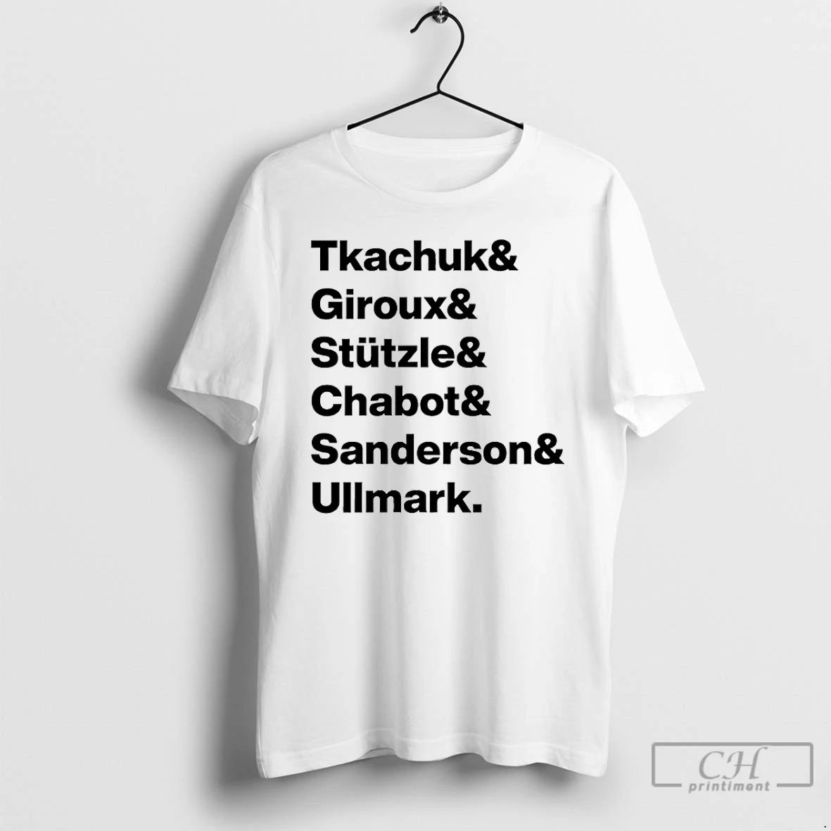 Classic Tkachuk Giroux Stutzle Chabot Sanderson Ullmark T Shirts Hoodie, Sweatshirt | InkNestWear.com