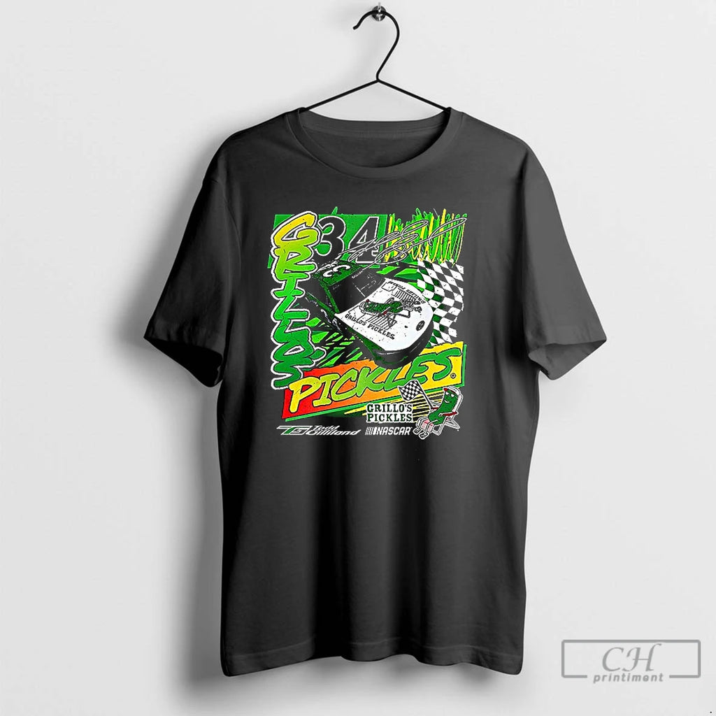 Classic Todd Gilliland Grillos Pickles Car Signature T Shirts Hoodie, Sweatshirt | InkNestWear.com