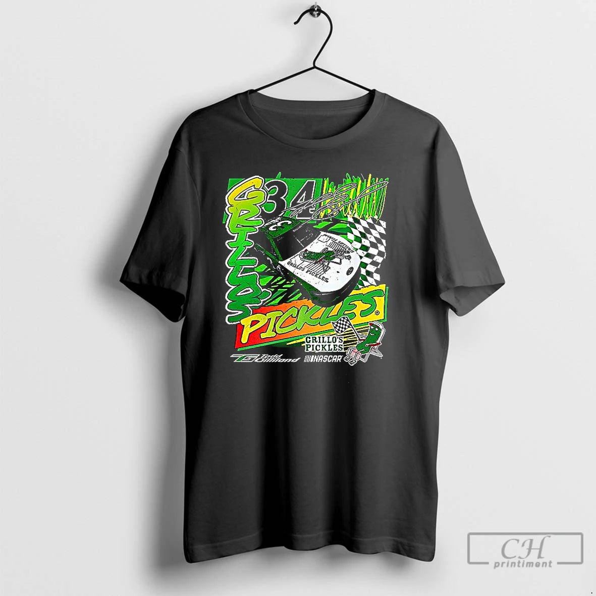 Classic Todd Gilliland Grillos Pickles Car Signature T Shirts Hoodie, Sweatshirt | InkNestWear.com