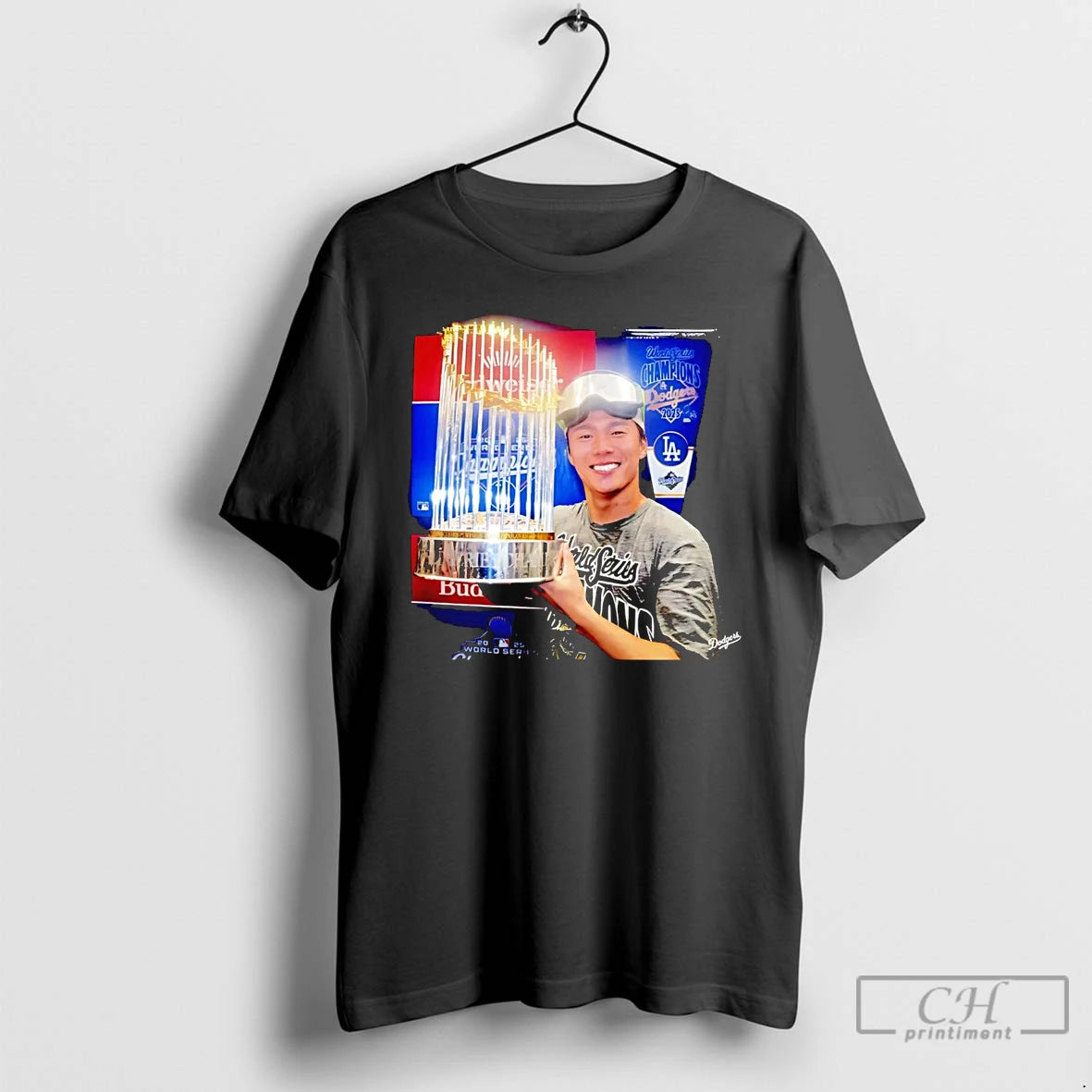 Classic Tokugawa Yoshinobu Celebration 2025 Dodgers Champions Trophy T Shirts Hoodie, Sweatshirt | InkNestWear.com