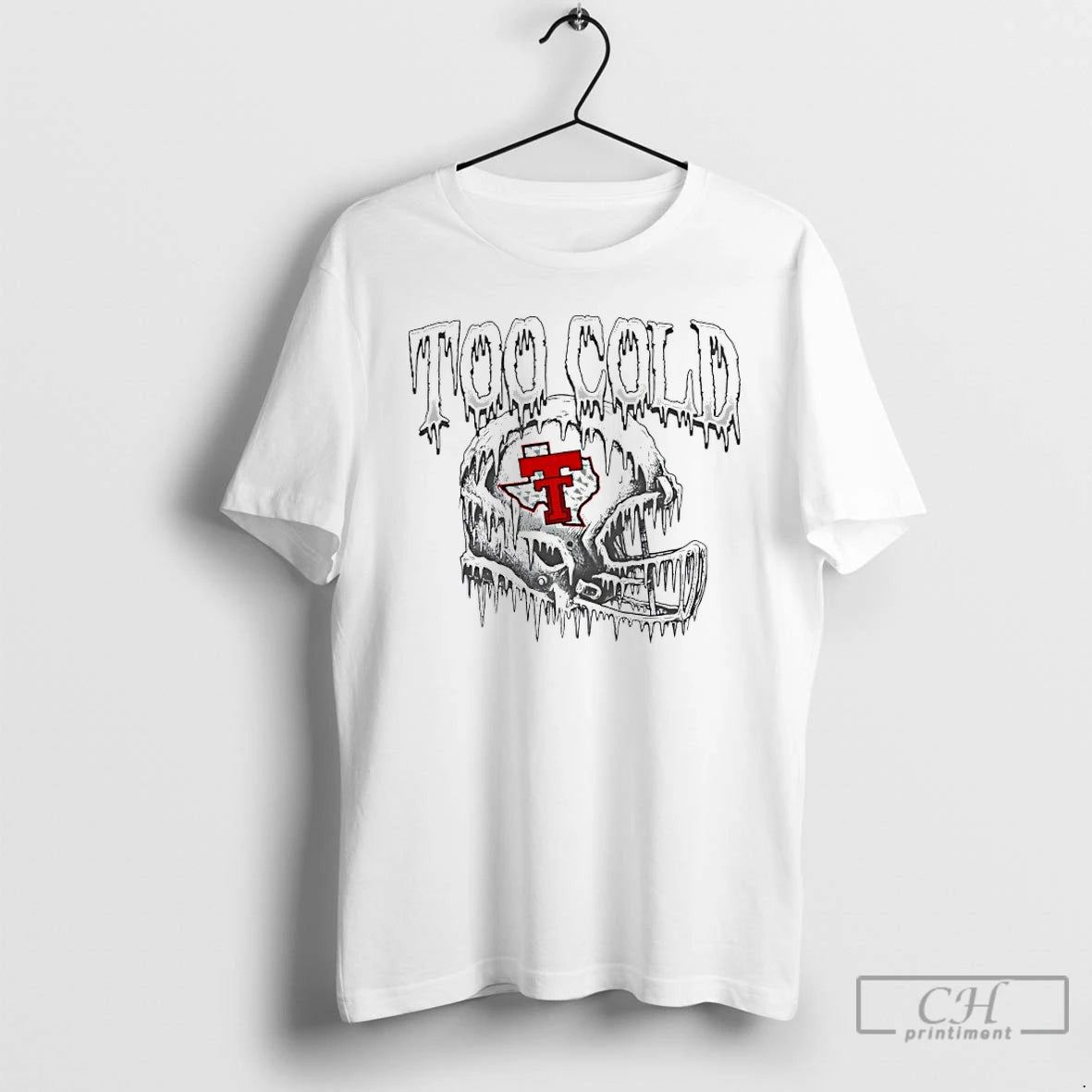 Classic Too Cold Texas Tech Football Helmet T Shirts Hoodie, Sweatshirt | InkNestWear.com