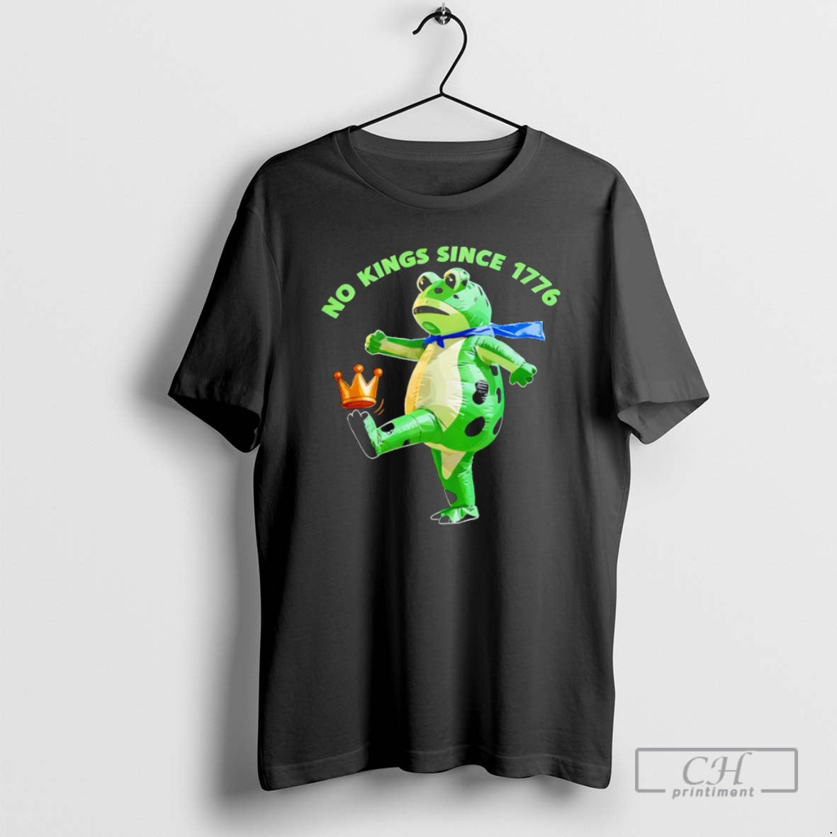 Classic Top No Kings Since 1776 Portland Frog Protest Resist Shirt Sweater