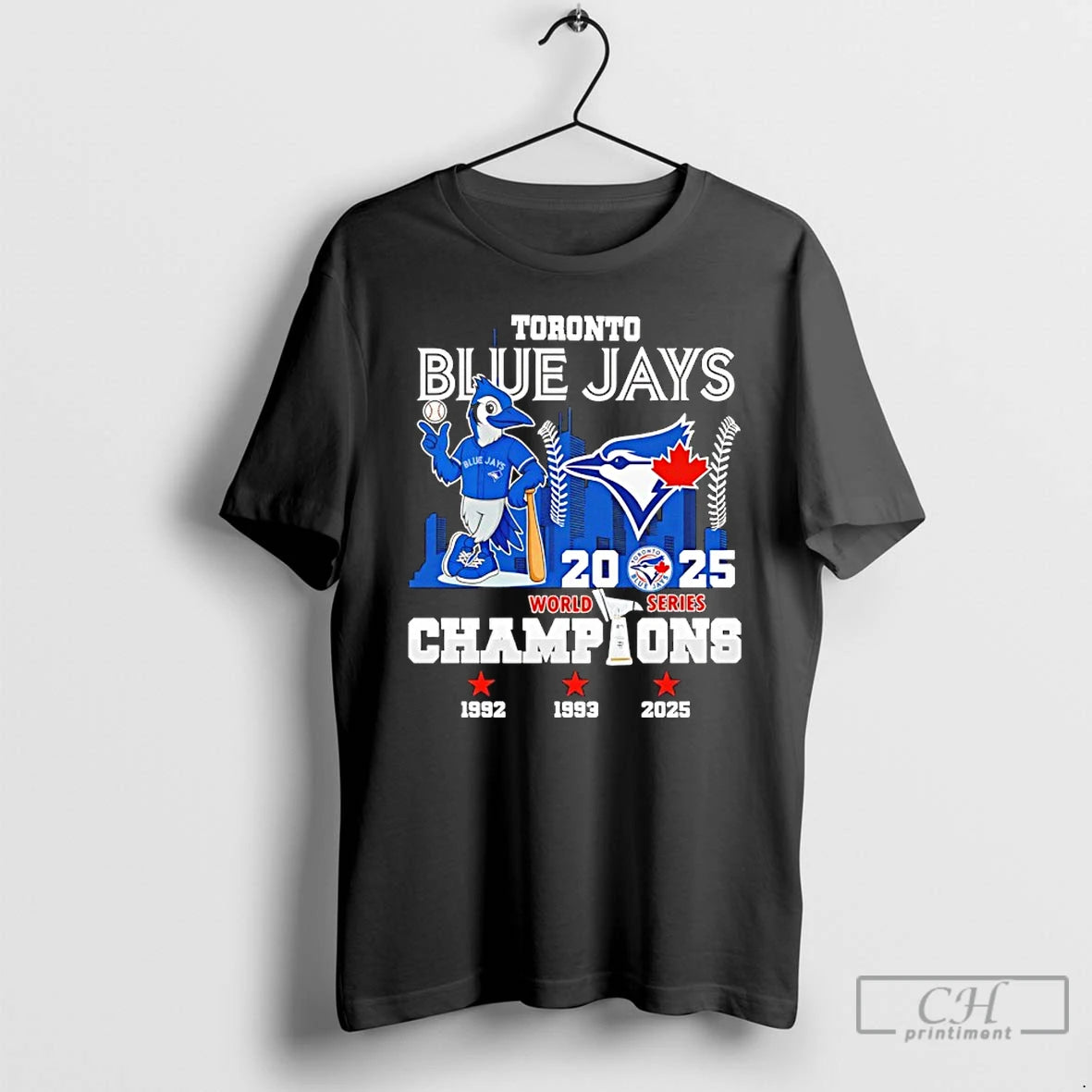 Classic Toronto Blue Jays 2025 World Series Champions 3 Time 92 93 25 Mascot T-Shirts, Hoodie, Sweatshirt | InkNestWear.com