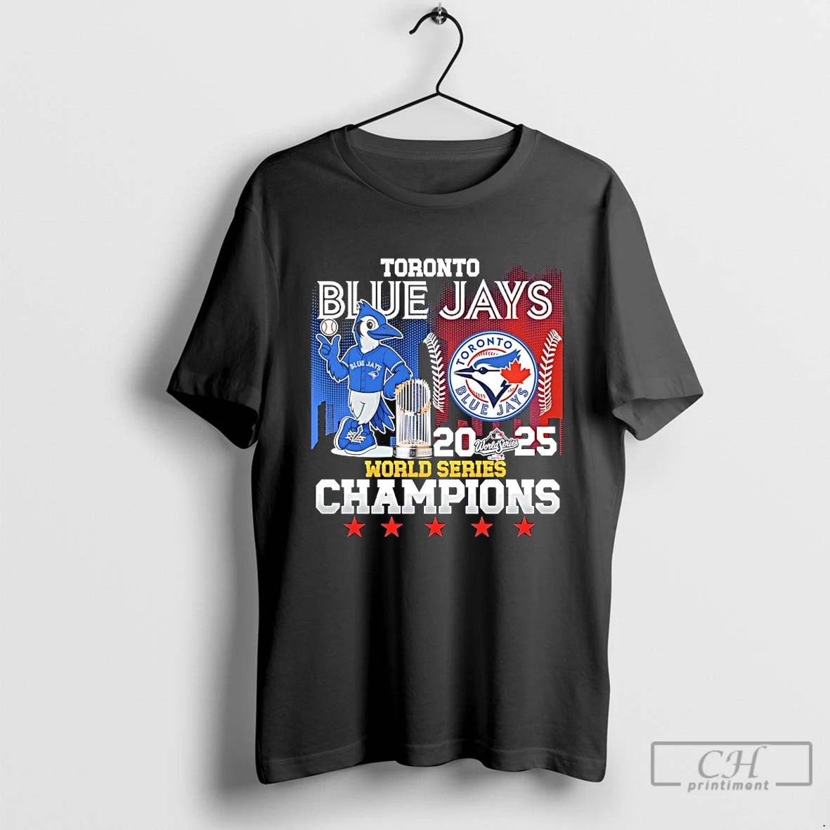 Classic Toronto Blue Jays 2025 World Series Champions Mascot Trophies T Shirts Hoodie, Sweatshirt | InkNestWear.com
