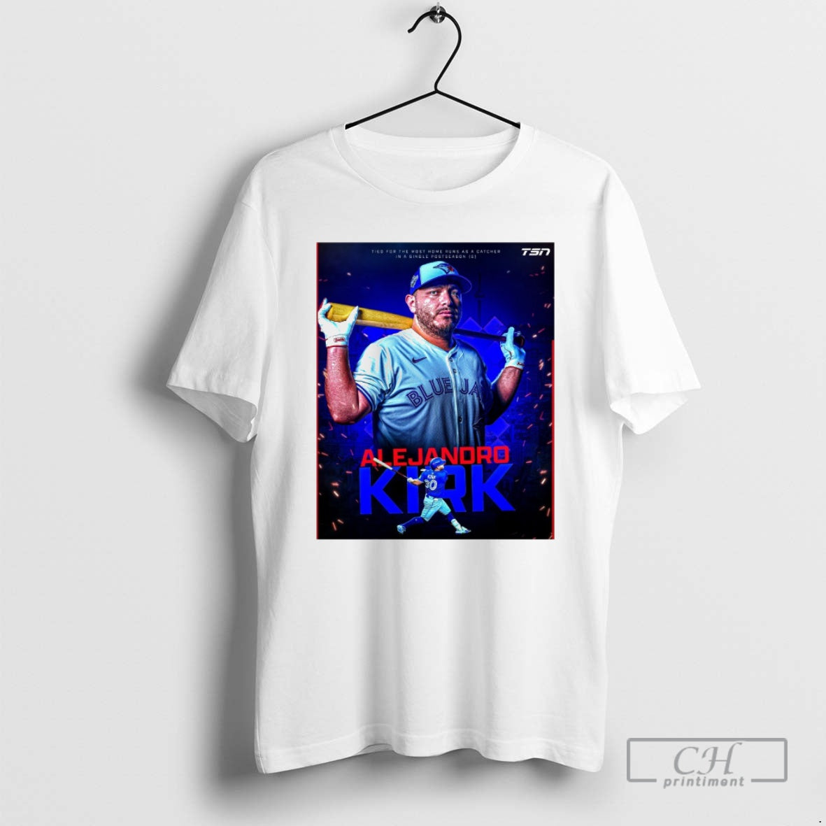 Classic Toronto Blue Jays Alejandro Kirk Tied For The Most Home Runs In A Single T-Shirts, Hoodie, Sweatshirt