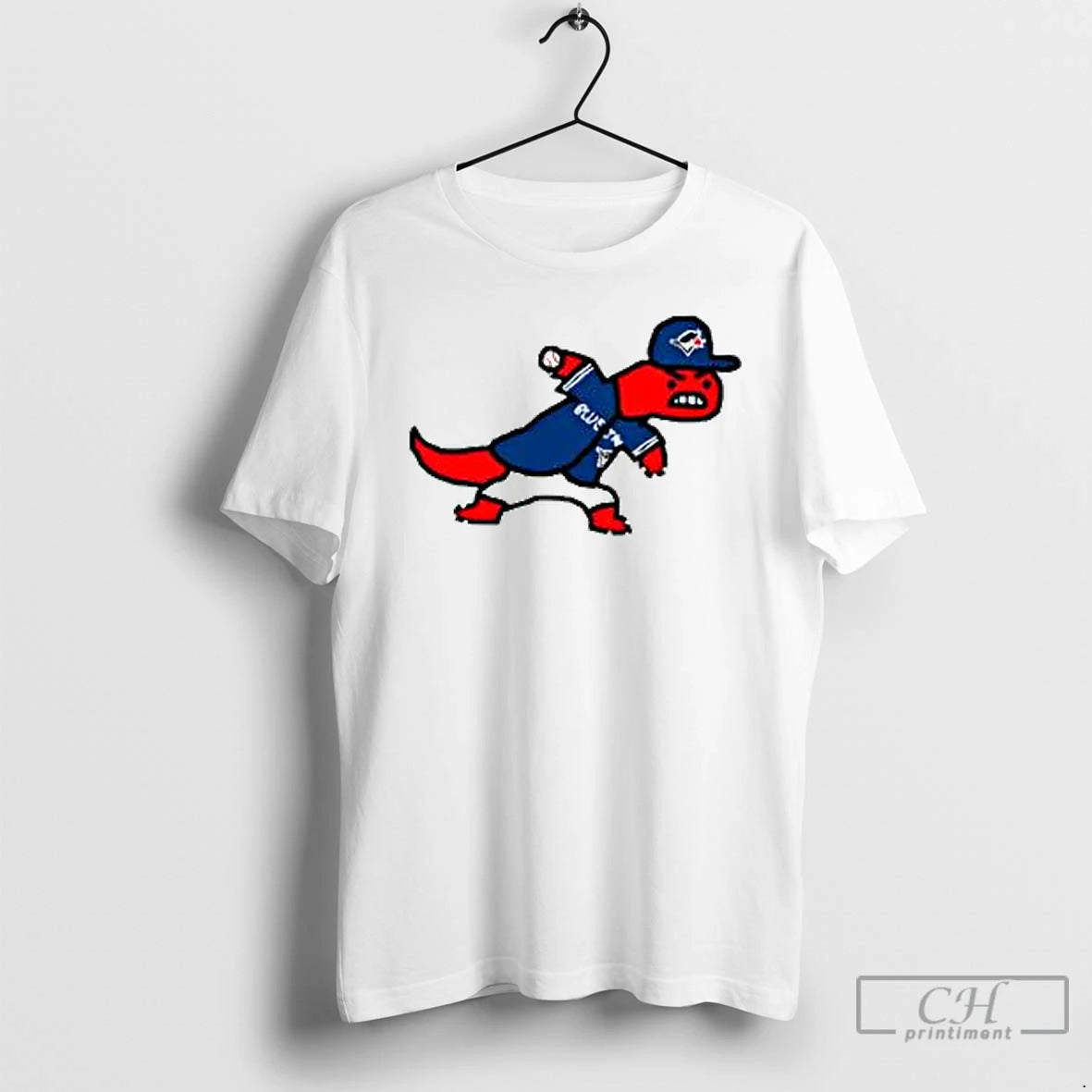 Classic Toronto Blue Jays Dino Paint Cartoon T Shirts Hoodie, Sweatshirt | InkNestWear.com