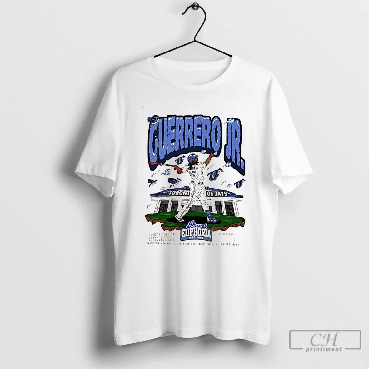 Classic Toronto Blue Jays Vladimir Guerrero Jr Vs Canadian Blue Jay Bird Red Maple Leaf T-Shirts, Hoodie, Sweatshirt