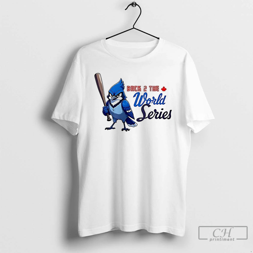 Classic Toronto Blue Jays Back 2 The World Series Funny Mascot T Shirts Hoodie, Sweatshirt | InkNestWear.com