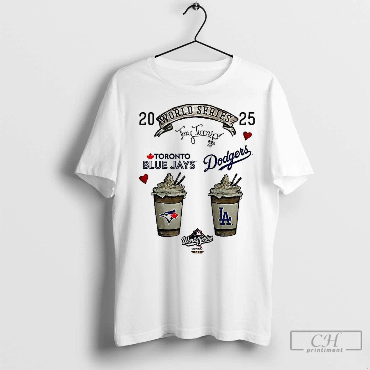 Classic Toronto Blue Jays Vs Los Angeles Dodgers World Series 2025 Fresh Cream Coffee T-Shirts, Hoodie, Sweatshirt