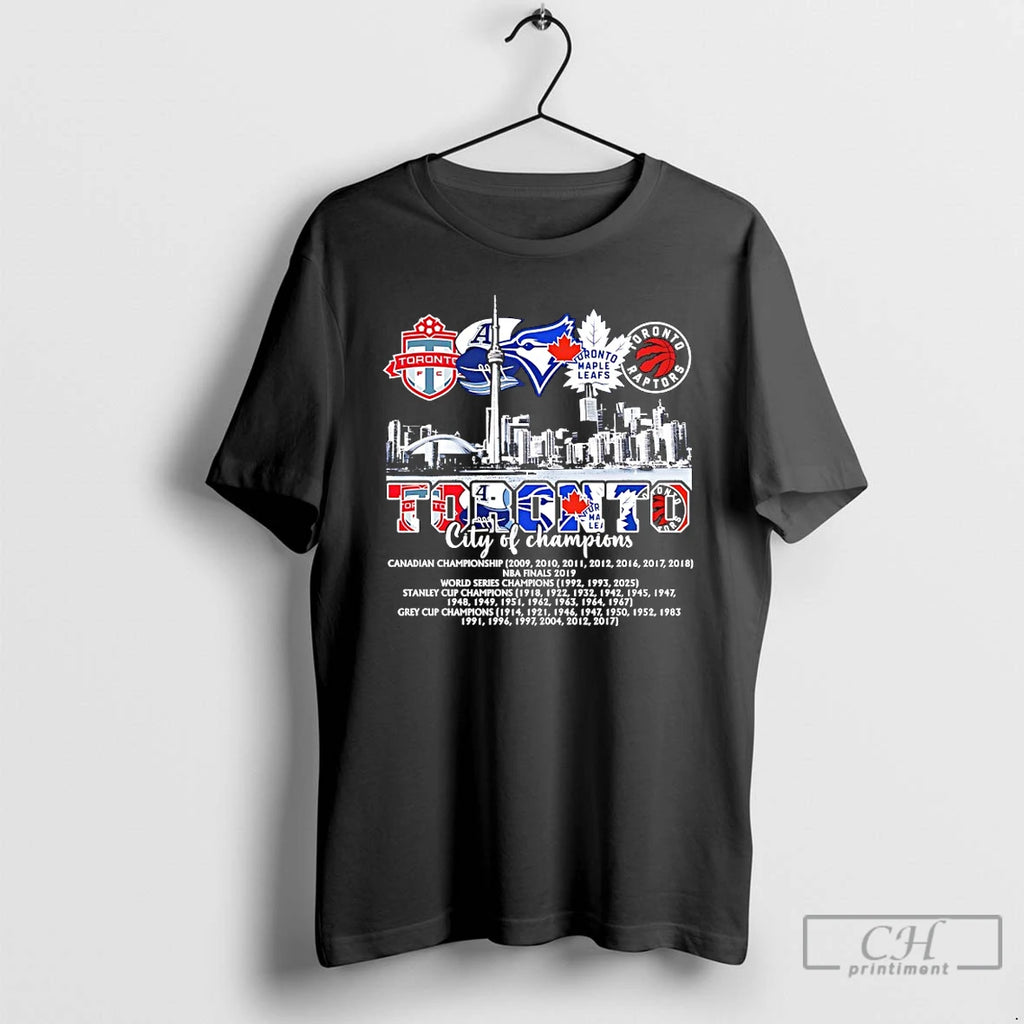 Classic Toronto City Champions Graphic T Shirts Hoodie, Sweatshirt | InkNestWear.com