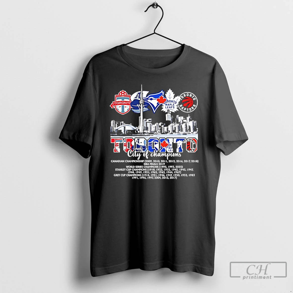 Classic Toronto City Champions Graphic T Shirts Hoodie, Sweatshirt | InkNestWear.com