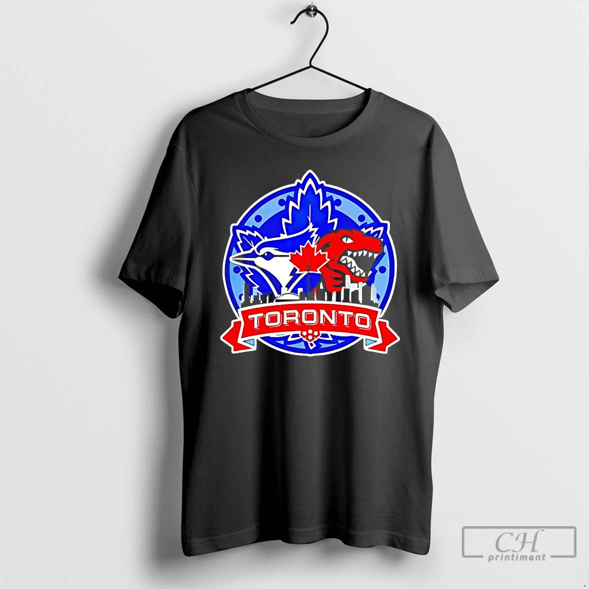 Classic Toronto Raptors And Toronto Blue Jays Hybrid Logo T Shirts Hoodie, Sweatshirt | InkNestWear.com
