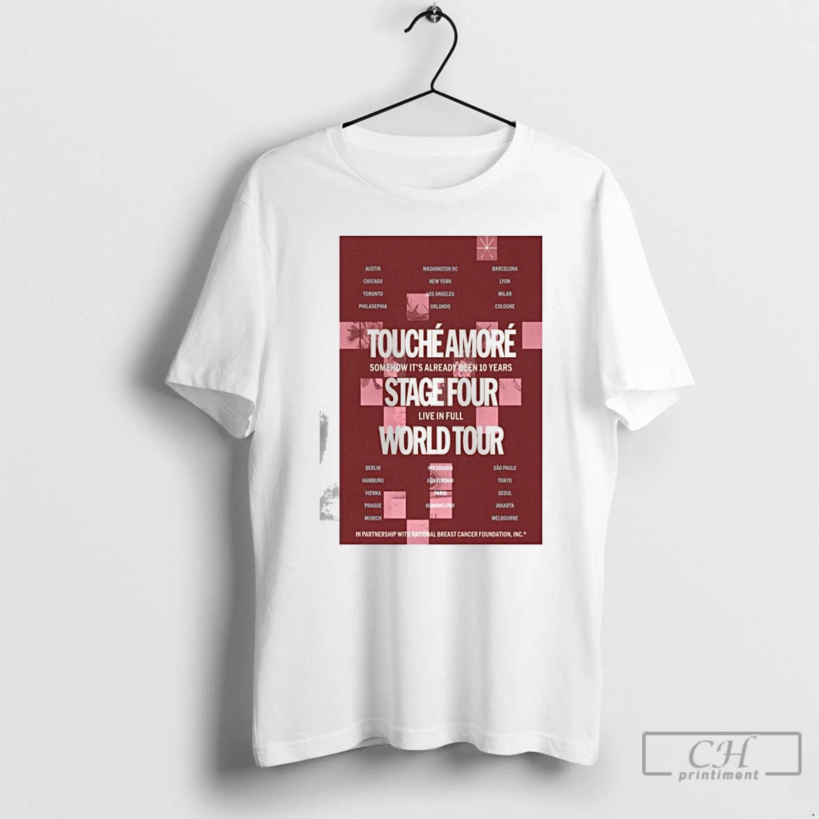 Classic Touche Amore Stage Four 10 Year Anniversary World Tour 2026 T Shirts Hoodie, Sweatshirt | InkNestWear.com