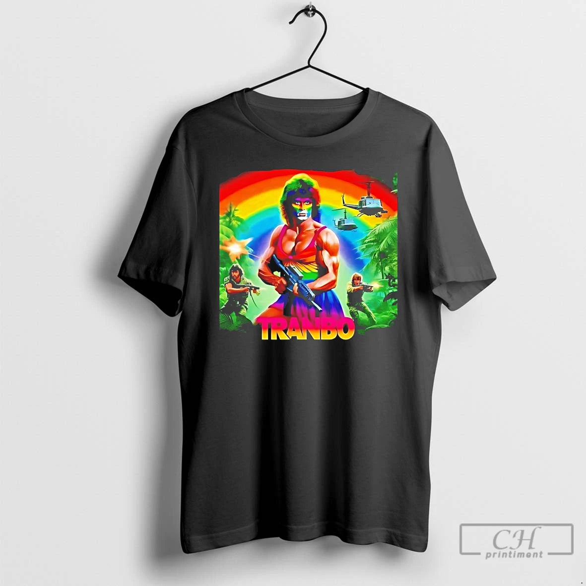 Classic Tranbo Rambo Pride Rainbow T-Shirts, Hoodie, Sweatshirt | InkNestWear.com