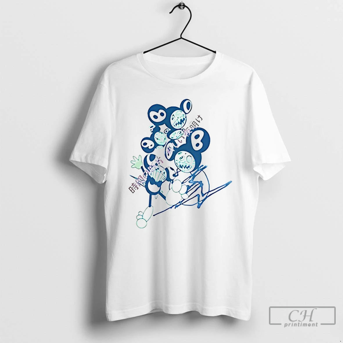 Classic Travis Scott Cj Fragment X Takashi Murakami The Dawn T-Shirts, Hoodie, Sweatshirt | InkNestWear.com