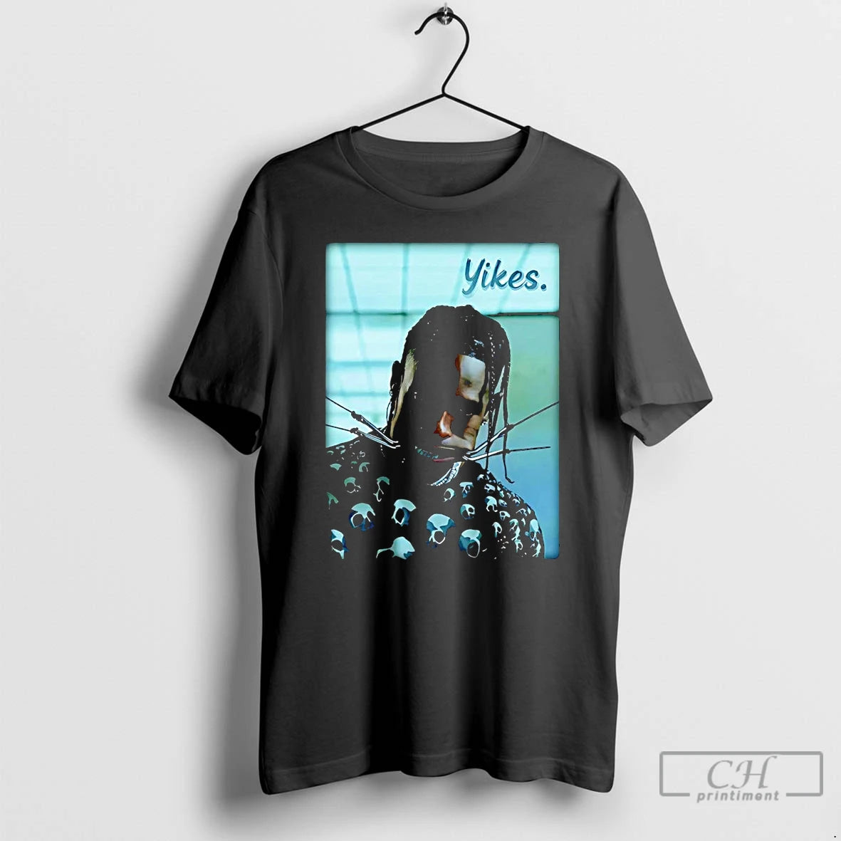 Classic Travis Scott Yikes Portrait T Shirts Hoodie, Sweatshirt | InkNestWear.com