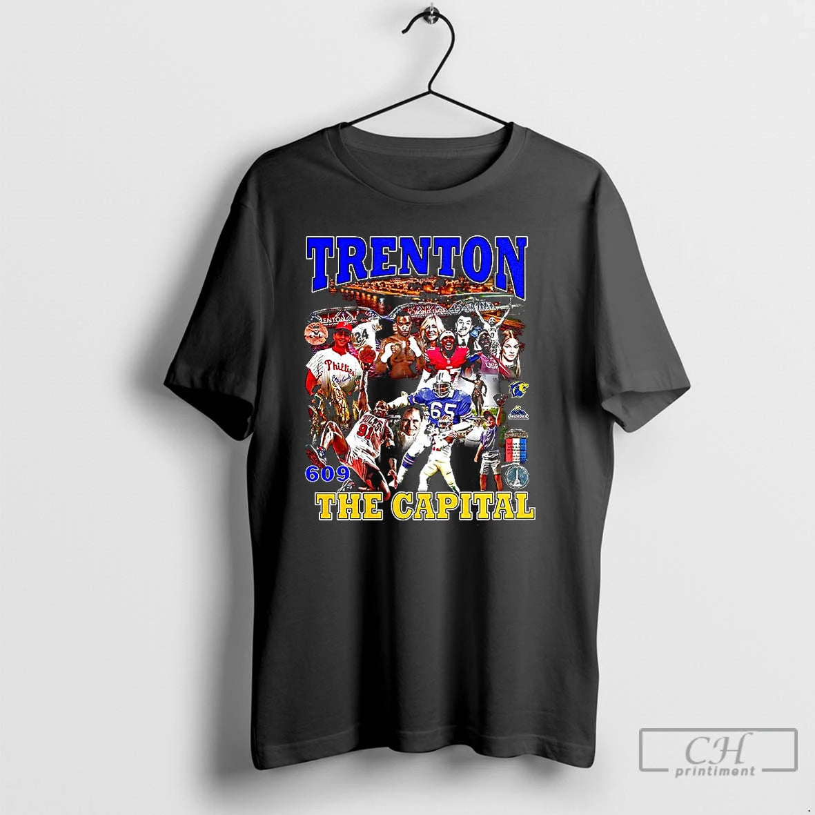 Classic Trenton The Capital City 609 And Famous People T Shirts Hoodie, Sweatshirt | InkNestWear.com