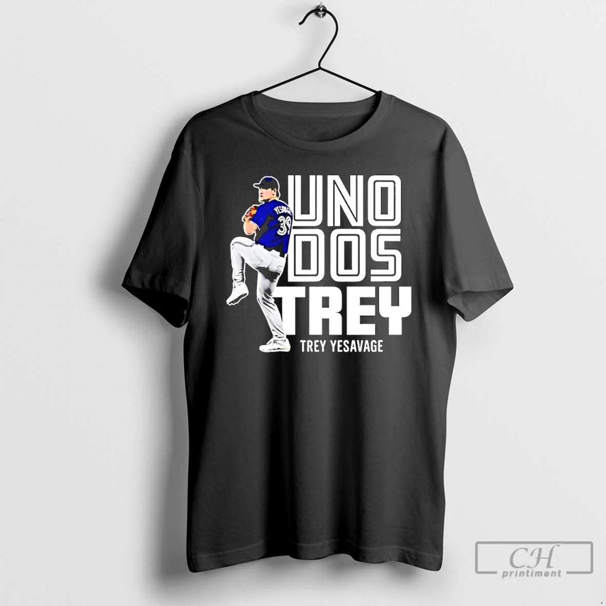 Classic Trey Yesavage Toronto Blue Jays Uno Dos Trey Baseball T Shirts